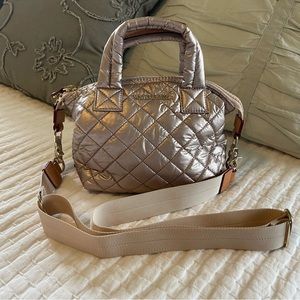 EUC MZ Wallace Micro Sutton in Rose Gold Metallic